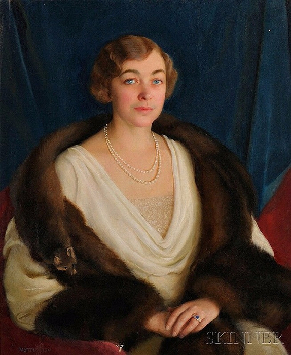 Portrait of Deborah Norris (Brock) Bent (574x700, 415Kb)