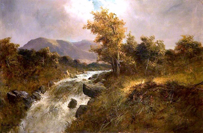 Mountain Stream in Wales (652x429, 391Kb)