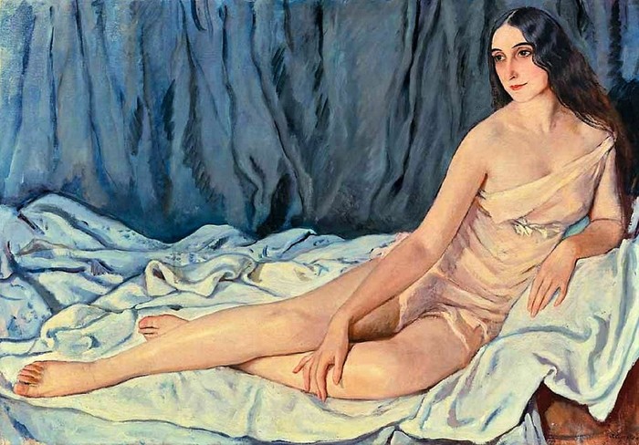 Портрет Веры Фокиной 1930-е, 89?127 см (700x488, 112Kb)