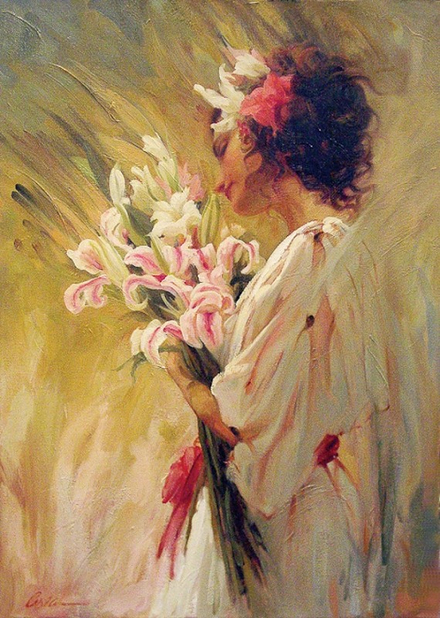 flower and women 17 (498x700, 450Kb)