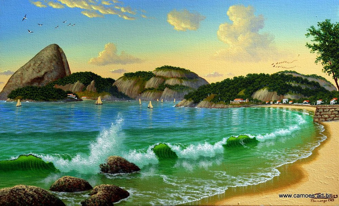 Эдуарду Камоэш: Тропический рай на «пышных» картинах художника