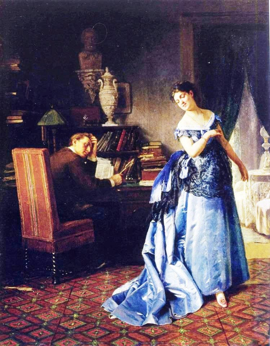 Фирс Журавлев. Жена-модница. 1872. (546x700, 438Kb)