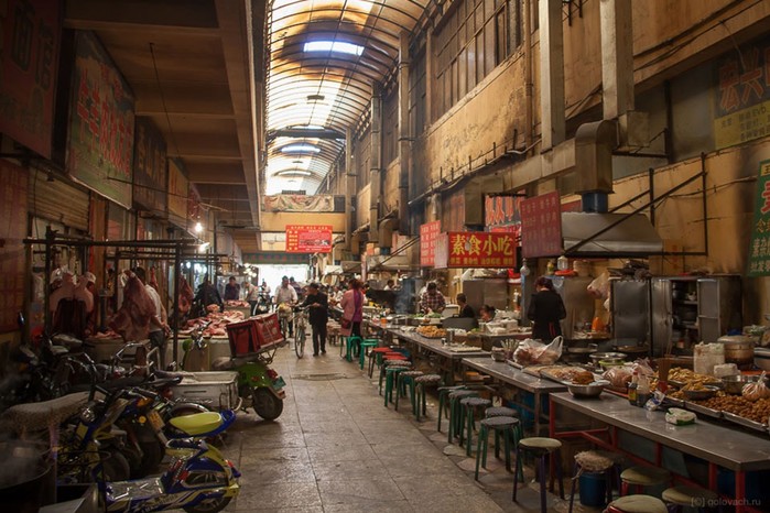 Как устроен типичный китайский рынок (фотографии)