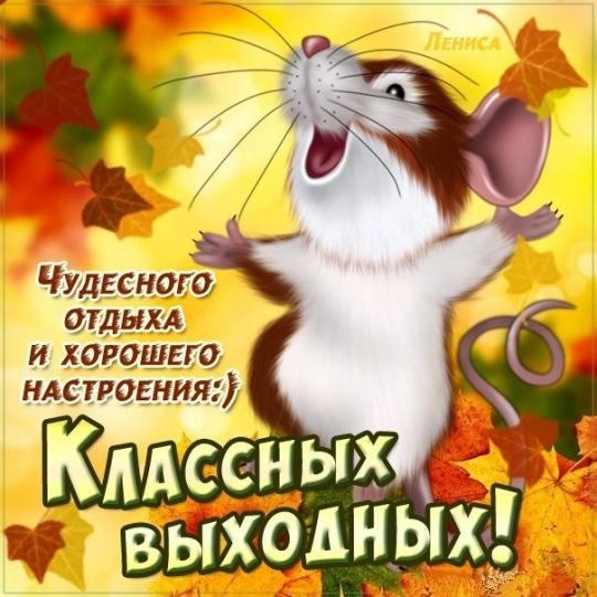 Открытка выходного дня Открытка выходного дня