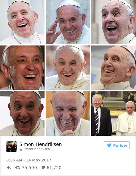 Социальные сети активно обсуждают визит Трампа в Ватикан