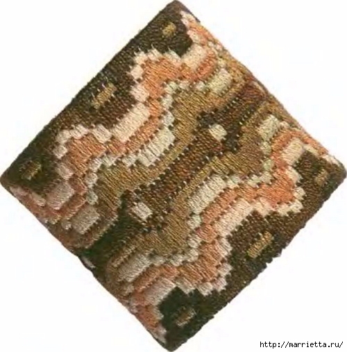 Флорентийская вышивка в технике барджелло (16) (500x507, 144Kb)