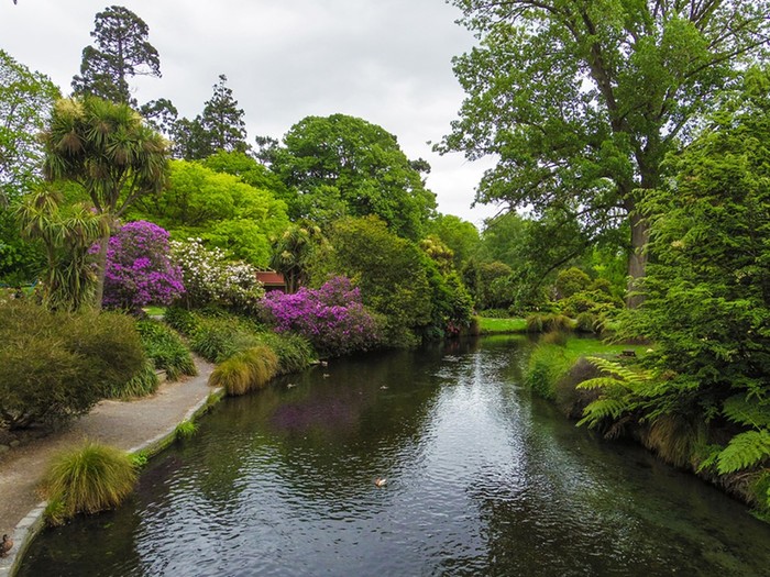 Ботанический сад в Крайстчерче, Новая Зеландия