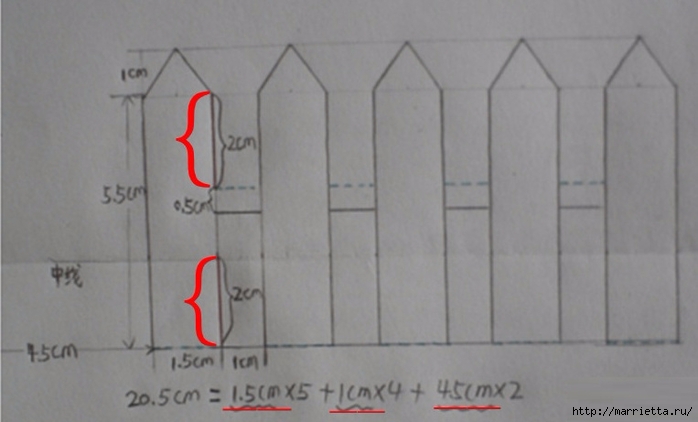 Открытка с забором своими руками (3) (700x422, 137Kb)