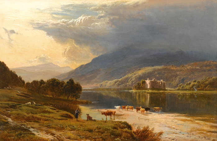 Sidney_Richard_Percy_-_Kilchurn_Castle,_Loch_Awe_(1868) (700x453, 410Kb)