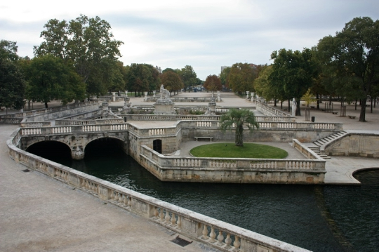 Франция, Город Ним , сад фонтанов4 (540x359, 191Kb)
