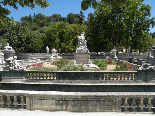 Франция, Город Ним , сад фонтанов6 (540x405, 180Kb)