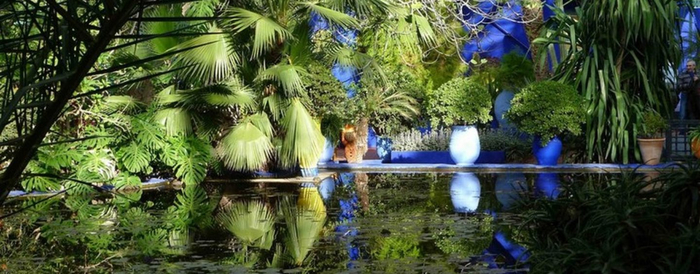 alt="   (Jardin Majorelle)   , "