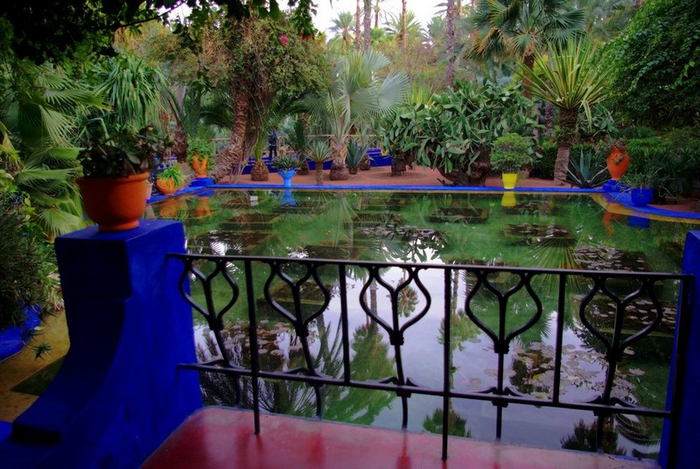 alt="   (Jardin Majorelle)   , "