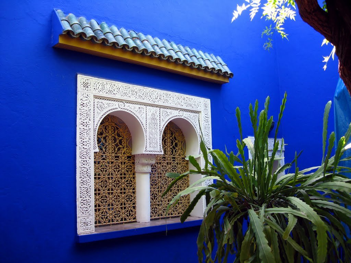 alt="   (Jardin Majorelle)   , "