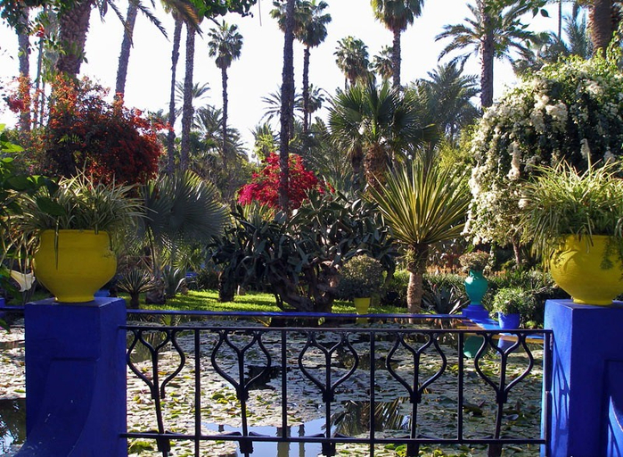 alt="   (Jardin Majorelle)   , "