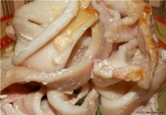 Запеченные кальмары. Простой рецепт блюда, дающего ощущение праздника (700x484, 196Kb)