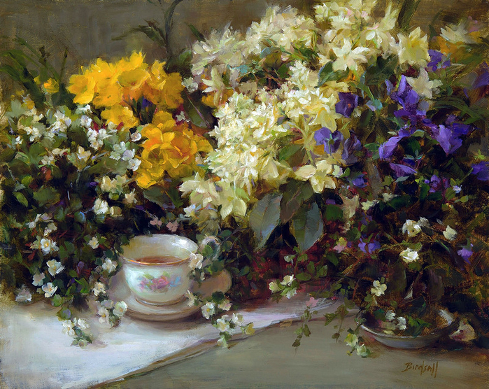 Stephanie Birdsall. Натюрморты и цветы. (700x556, 596Kb)