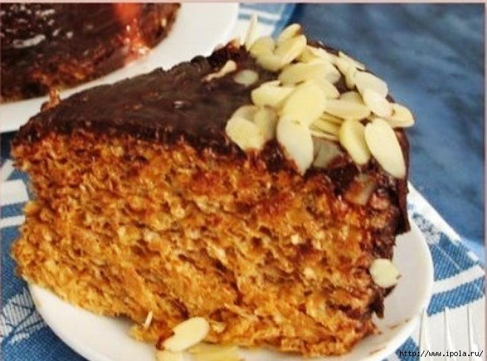Вафельный торт со сгущенкой и шоколадом !! (1) (700x518, 255Kb)