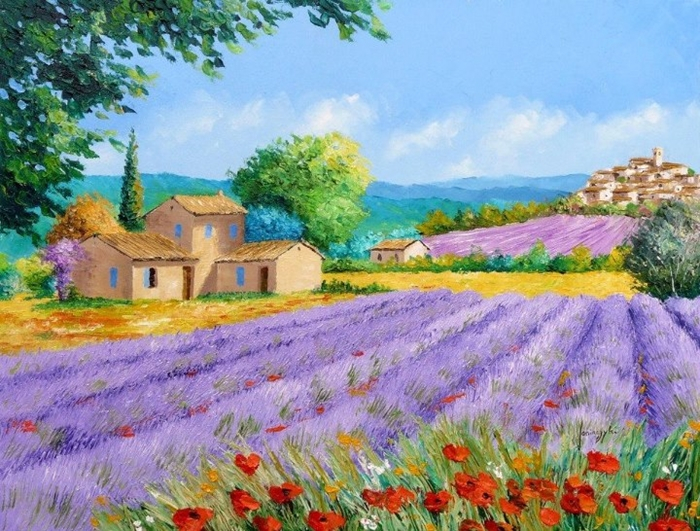 Jean-Marc Janiaczyk - French painter - Dreaming of Provence  (50) (700x531, 475Kb)