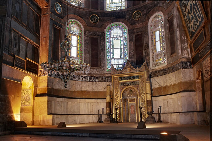 Собор Святой Софии или Айя-София в Стамбуле1 (700x466, 411Kb)