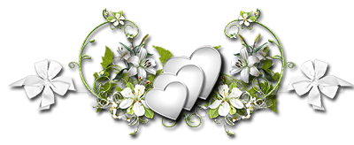 белые сердечки и цветы (400x164, 84Kb)