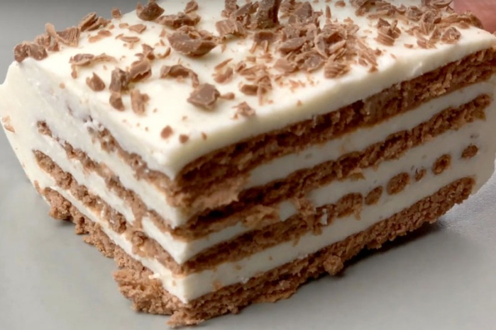 Торт без выпечки из печенья и творога (700x466, 290Kb)