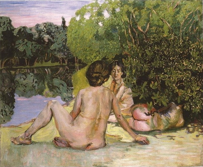 1908 Купальщицы. Х, м. 137,5х169 см. ПКГ (700x575, 183Kb)