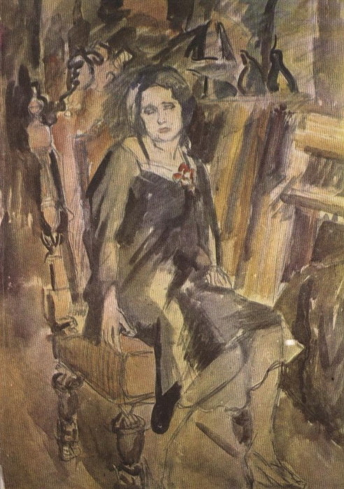 ЛЕНТУЛОВ А.В. - Эмигрантка. (Дар М.А. Лентуловой) (492x700, 123Kb)