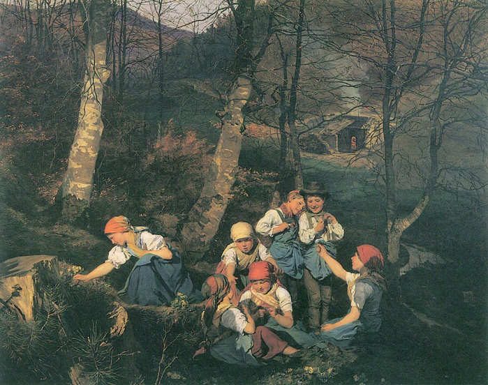 Kinder im Walde (700x552, 573Kb)