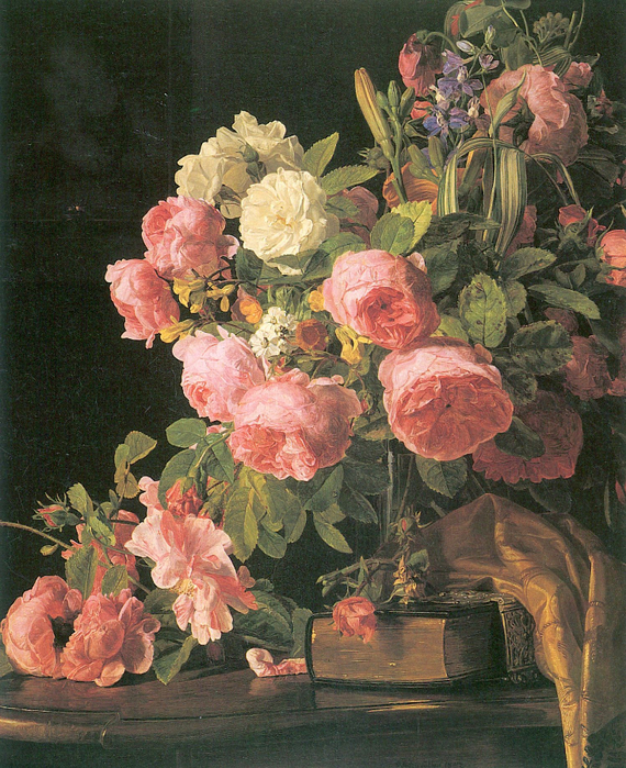 Rosenstillleben mit altem (570x700, 610Kb)