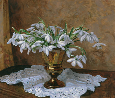 Snowdrops on the Side Table (450x384, 159Kb)