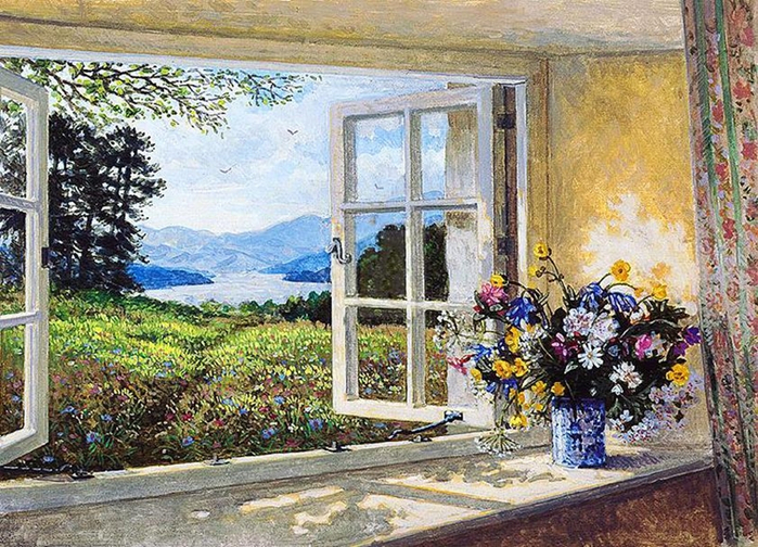 Stephen Darbishire 1940 - British Interiors and Landscape painter - Tutt'Art@ (32) (700x504, 513Kb)