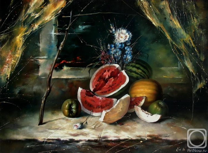 Igor-Egorov.-Natyurmort-s-arbuzami-2011 (700x516, 380Kb)