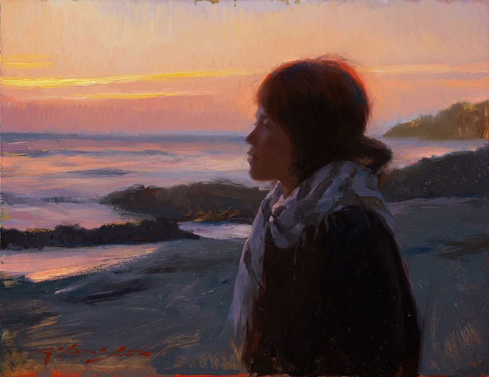Summer Sunset in Carmel (700x539, 318Kb)