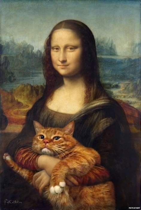 Мона Лиза с котом Заратустрой на руках Мона Лиза с котом Заратустрой на руках