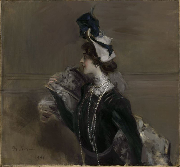 Portrait of Mme. Lina Cavalieri, 1901 (700x649, 261Kb)