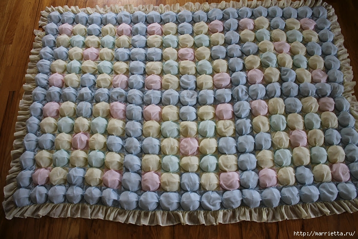 Шьем бисквитное детское одеялко с пузырьками. Фото мастер-класс (2) (700x466, 323Kb)