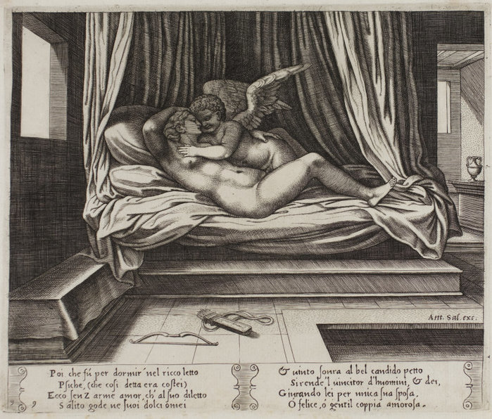 1530-1540 Cupid in Psyche's Arms (700x596, 141Kb)