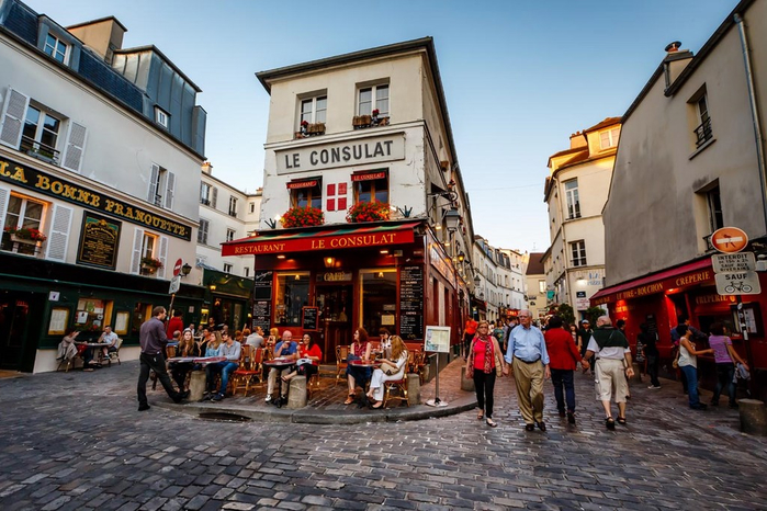 alt="Монмартр (Montmartre). Париж. Франция"