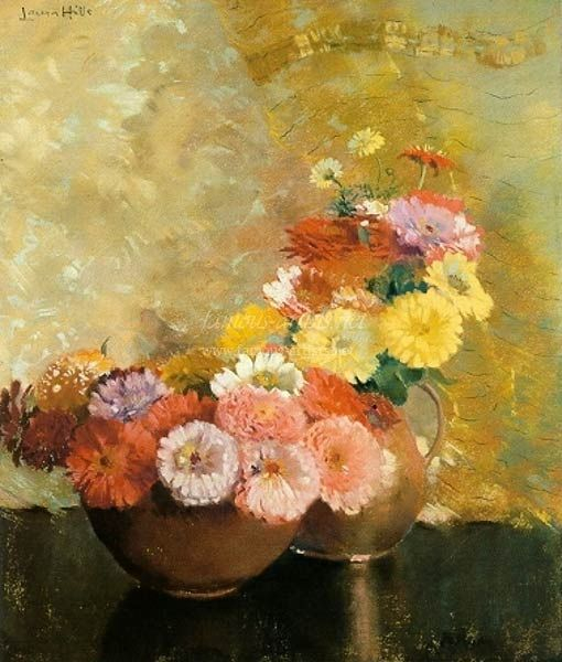 Zinnias And Copper (510x600, 219Kb)