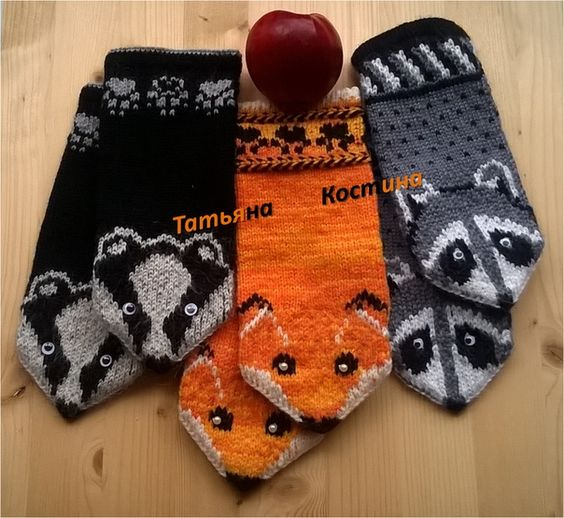 fox (mittens (564x518, 201Kb)