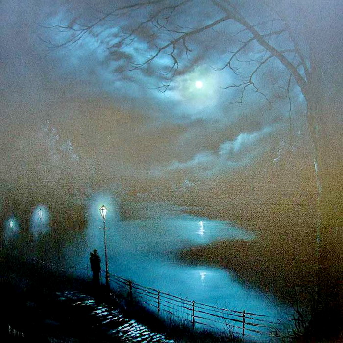 Bob Barker двое ХХ, ночь, луна. вода.jpg2 (700x700, 186Kb)