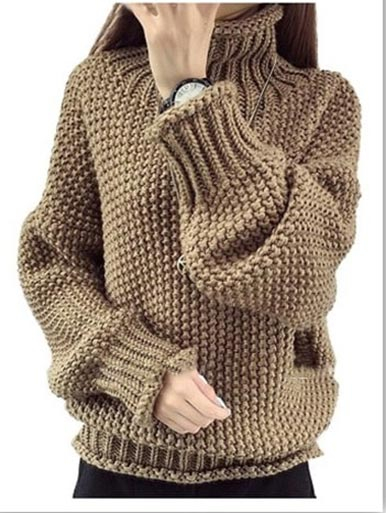Уютный свитер спицами на 48 — 54 размеры - тепло и комфортно