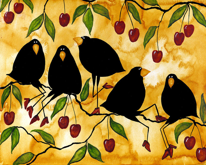 crow-bird-blackbird-raven-wildlife-animal-cherry-tree-italian-whimsical-folk-debi-hubbs-children-art-debi-hubbs (700x562, 622Kb)