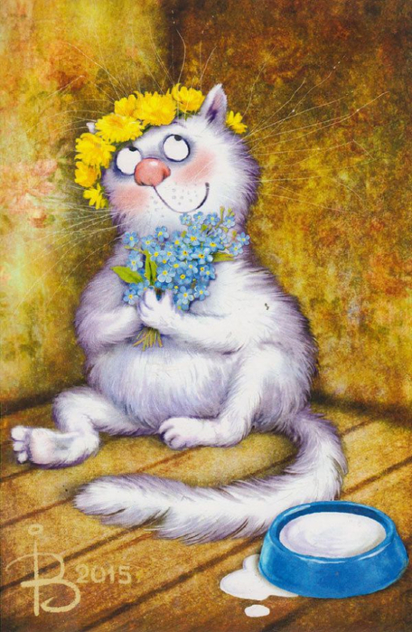 f41121cc798784ae11c0e0aa6611607a--silly-cats-cat-illustrations (456x700, 408Kb)