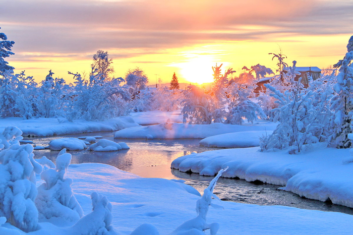 зимний пейзаж фото 6 (700x466, 416Kb)