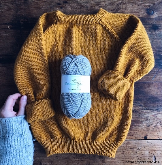 Детский пуловер с вышивкой «Лама с седлом» (7) (562x572, 370Kb)