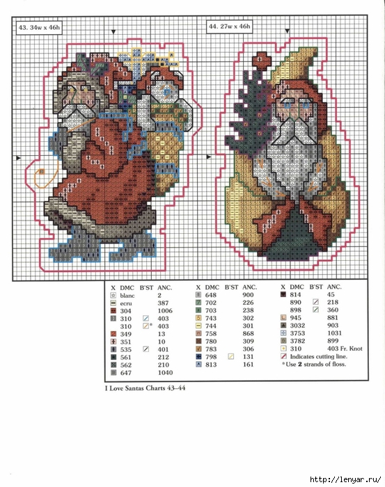 78 xmas ornaments charts 43-44 (553x700, 282Kb)
