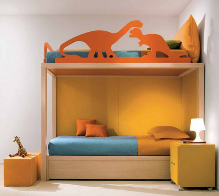 Детская комната для двоих детей. Дизайн интерьера (11) (700x625, 295Kb)