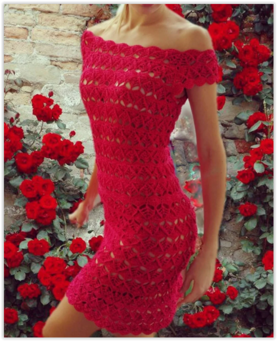 Как украсить красное платье своими руками (фото)?